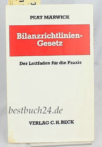 9783406313233: Bilanzrichtlinien-Gesetz: Der Leitfaden fur die Praxis