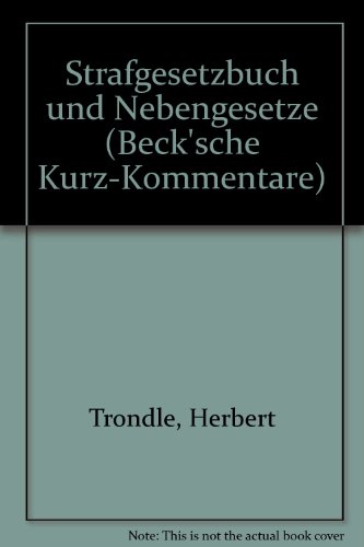 Stock image for Strafgesetzbuch. Und Nebengesetze for sale by Buchpark