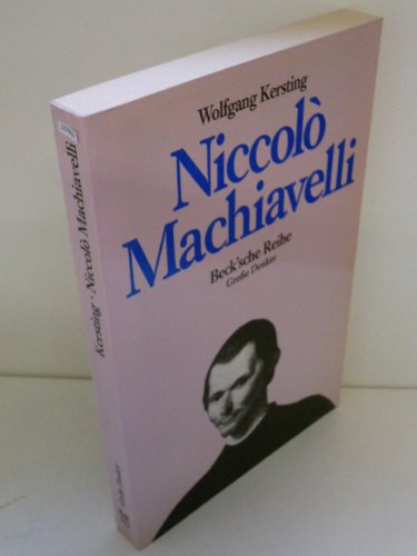 Beispielbild fr Niccolo Machiavelli zum Verkauf von medimops