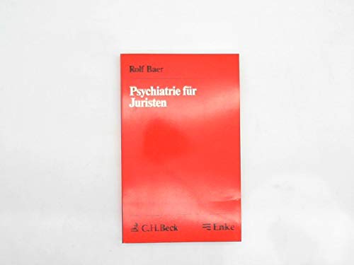 9783406332241: Psychiatrie fr Juristen