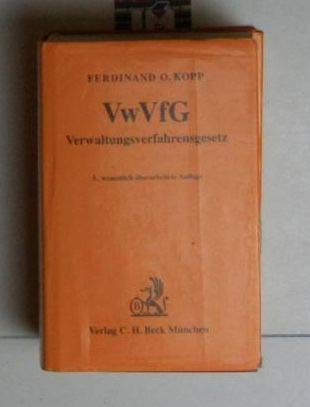 Stock image for Verwaltungsverfahrensgesetz (VwfG) 5. Aufl. for sale by Bernhard Kiewel Rare Books