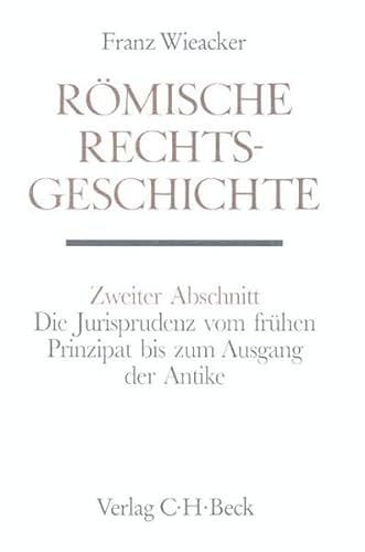 9783406339288: Handbuch der Altertumswissenschaft Rmische Rechtsgeschichte. Abschn.2