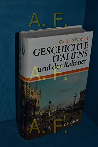 Stock image for Geschichte Italiens und der Italiener for sale by medimops