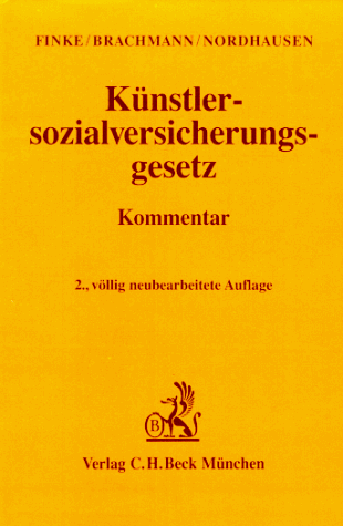 9783406343117: Knstlersozialversicherungsgesetz (KSVG), Kommentar - Finke, Hugo