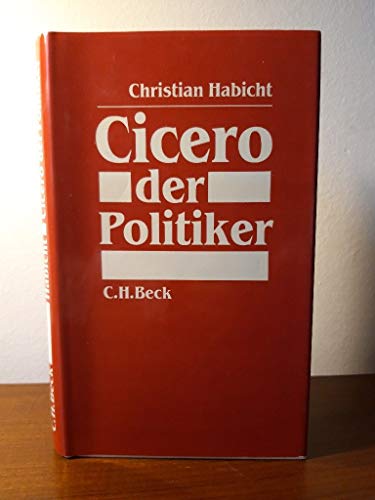 Imagen de archivo de Cicero der Politiker a la venta por medimops