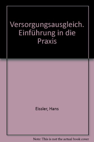 9783406347269: Versorgungsausgleich. Einfhrung in die Praxis