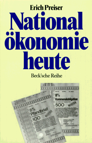 Beispielbild fr Beck'sche Reihe, Bd.5, National konomie heute zum Verkauf von WorldofBooks