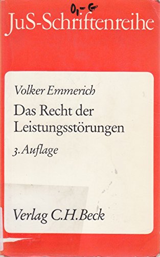 Das Recht der Leistungsstörungen - Emmerich, Volker