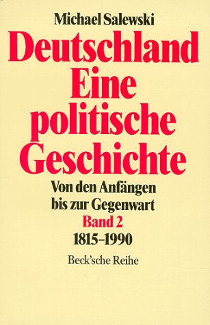Imagen de archivo de Deutschland, Eine politische Geschichte a la venta por Versandantiquariat Felix Mcke