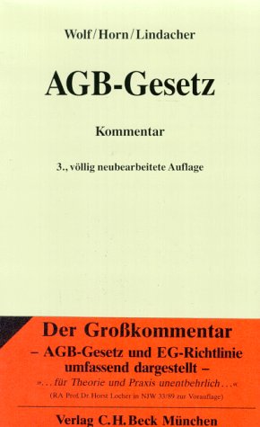 Stock image for AGB - Gesetz for sale by medimops