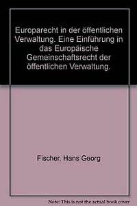 Beispielbild fr Europarecht in der ffentlichen Verwaltung zum Verkauf von medimops