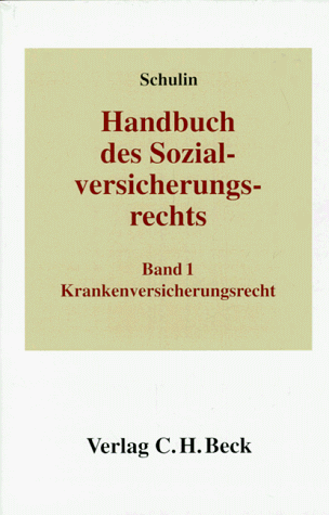 Beispielbild fr Handbuch des Sozialversicherungsrechts, 4 Bde., Bd.1, Krankenversicherungsrecht zum Verkauf von medimops