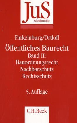 Beispielbild fr ffentliches Baurecht / Bauordnungsrecht, Nachbarschutz, Rechtsschutz (JuS-Schriftenreihe / Schriftenreihe der Juristischen Schulung) zum Verkauf von Buchpark