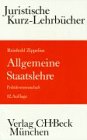 Stock image for Allgemeine Staatslehre ( Politikwissenschaft). Ein Studienbuch for sale by medimops