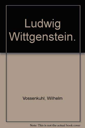 Beispielbild fr Ludwig Wittgenstein zum Verkauf von Antiquariat Walter Nowak