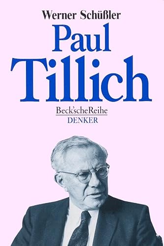 Beispielbild fr Paul Tillich. zum Verkauf von Better World Books