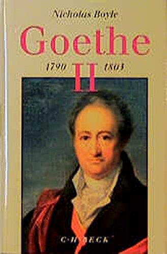Imagen de archivo de Goethe Gesamtwerk: Goethe, Der Dichter in seiner Zeit, Bd.2, 1791-1803: Bd. 2 a la venta por medimops