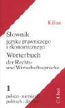 Imagen de archivo de Wrterbuch der Rechts- und Wirtschaftssprache, Polnisch, 2 Bde., Tl.1, Polnisch-Deutsch a la venta por medimops