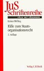 Stock image for JuS-Schriftenreihe, H.92, Flle zum Staatsorganisationsrecht for sale by medimops