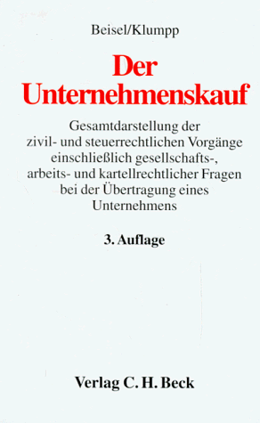 Stock image for Der Unternehmenskauf for sale by Sigrun Wuertele buchgenie_de