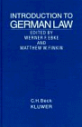 9783406411311: Introduction to German Law