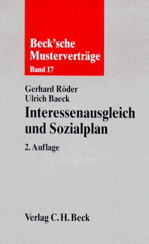 Stock image for Interessenausgleich und Sozialplan for sale by Antiquariat Nam, UstId: DE164665634