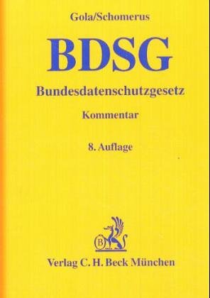 9783406414190: Bundesdatenschutzgesetz. ( BDSG)