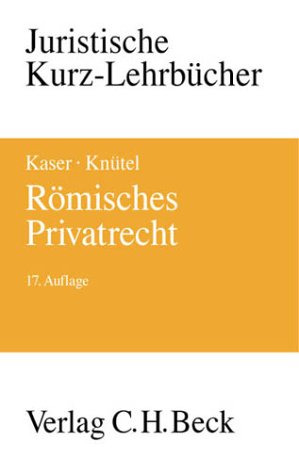 9783406417962: Rmisches Privatrecht. Ein Studienbuch.
