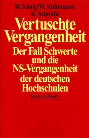 Stock image for Vertuschte Vergangenheit for sale by medimops