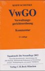 Verwaltungsgerichtsordnung (VwGO) - Kopp, Ferdinand O und Wolf R Schenke