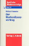 9783406430909: Der Markenlizenzvertrag, m. Diskette