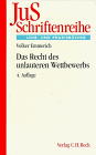 JuS-Schriftenreihe, H.80, Das Recht des unlauteren Wettbewerbs - Emmerich, Volker