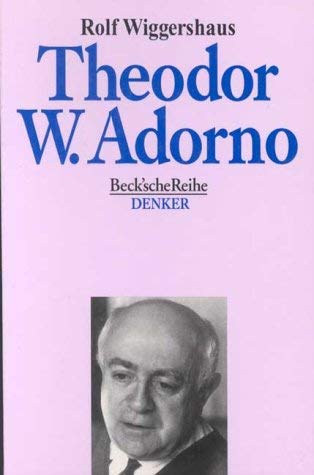 Beispielbild fr Theodor W. Adorno zum Verkauf von medimops