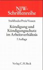 9783406439919: "Kndigung und Kndigungsschutz im Arbeitsverhltnis Schriftenreihe der Neuen juristischen Wochenschrift; Heft 6"