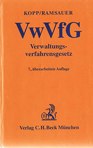 Stock image for Verwaltungsverfahrensgesetz (VwVfG), Kommentar for sale by medimops