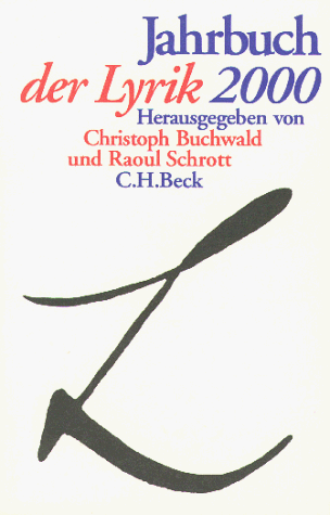 Imagen de archivo de Jahrbuch der Lyrik 1999 / 2000. ber den Atlas gebeugt a la venta por medimops