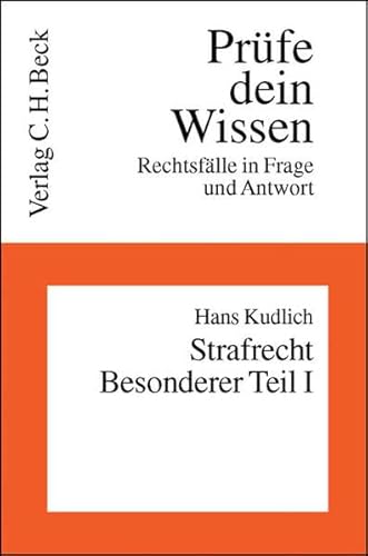 Stock image for Prfe dein Wissen, H.10/1, Strafrecht, Besonderer Teil for sale by medimops