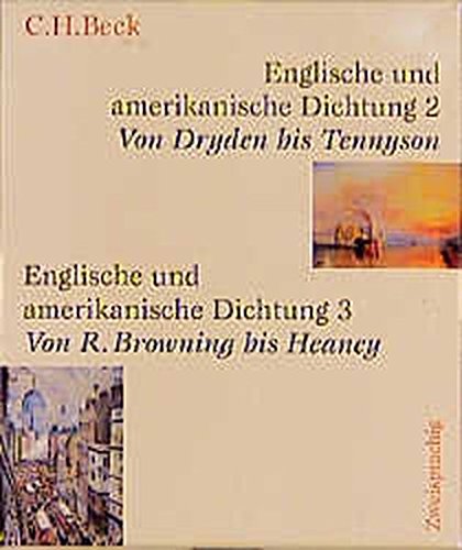 Englische und amerikanische Dichtung. 4 Bände. Zweisprachig. 1. Englische Dichtung: Von Chaucer b...