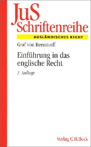 Beispielbild fr Einfhrung in das englische Recht zum Verkauf von medimops