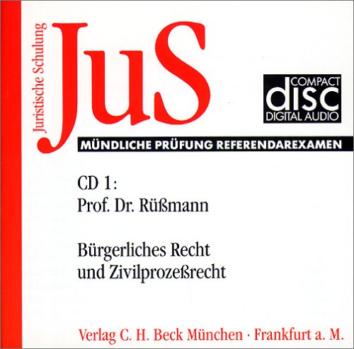 Beispielbild fr JuS Audio-CD: Brgerliches Recht und Zivilprozerecht zum Verkauf von medimops