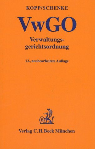 Stock image for Verwaltungsgerichtsordnung (VwGO) for sale by medimops
