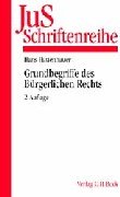 9783406470875: JuS-Schriftenreihe, H.84, Grundbegriffe des Brgerlichen Rechts