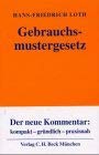 Stock image for Gebrauchsmustergesetz, Kommentar for sale by medimops