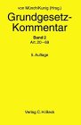 Grundgesetz-Kommentar, 3 Bde., Bd.2, Artikel 20-69 (9783406476877) by MÃ¼nch, Ingo Von