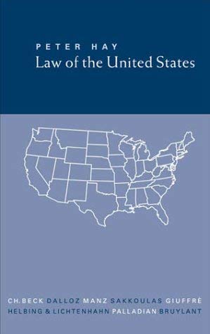 Beispielbild fr Law of the United States an Overview zum Verkauf von Ammareal