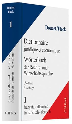 Stock image for Wrterbuch der Rechts- und Wirtschaftssprache 1. Franzsisch - Deutsch: Band 1 for sale by medimops