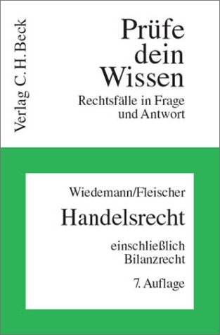 9783406484223: Prfe dein Wissen, H.7/1, Handelsrecht einschlielich Bilanzrecht (Livre en allemand)