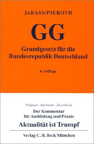 Beispielbild fr Grundgesetz fr die Bundesrepublik Deutschland (GG), Kommentar zum Verkauf von medimops