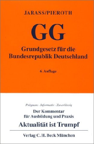 Stock image for Grundgesetz fr die Bundesrepublik Deutschland (GG), Kommentar for sale by medimops