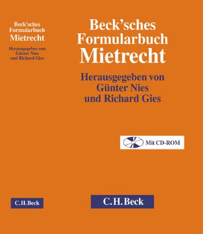 Stock image for Beck sches Formularbuch Mietrecht for sale by Arbeitskreis Recycling e.V.